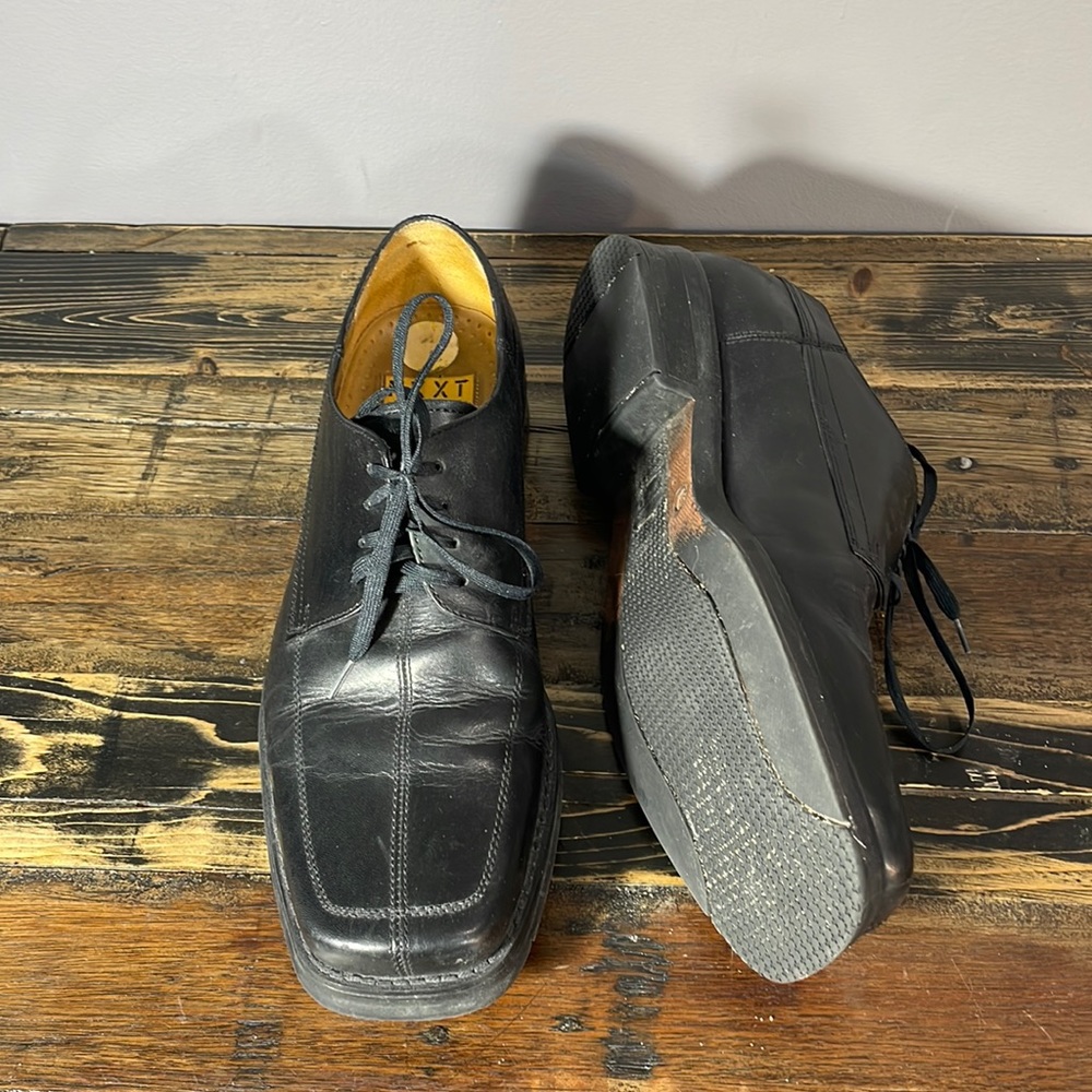 NXXT Nunn Bush mens shoes leather 9.5 medium square toe